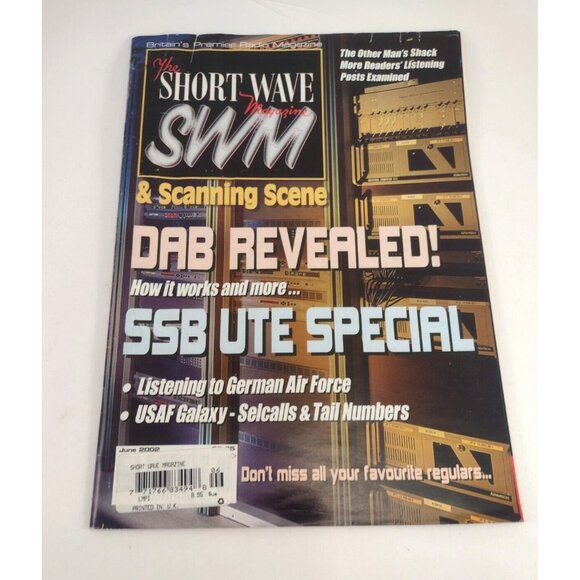 Short Wave Magazine June 2002 German Air Force Radio USAF Galaxy Scanning - Picture 1 of 7